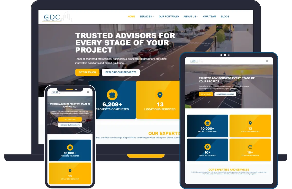GDC Consultants Website Preview