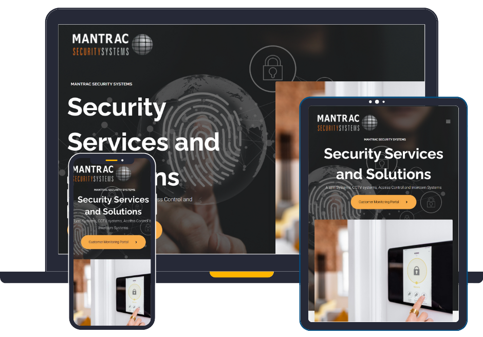 Mantrac Security Website Preview