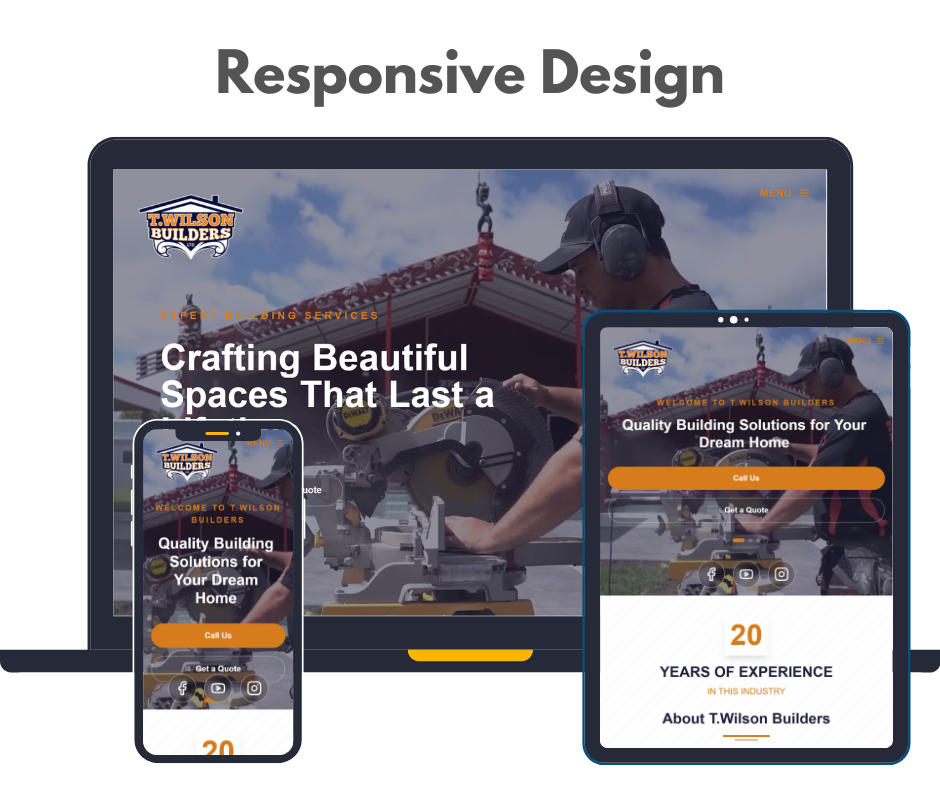 Twilson Builders Responsive Design1