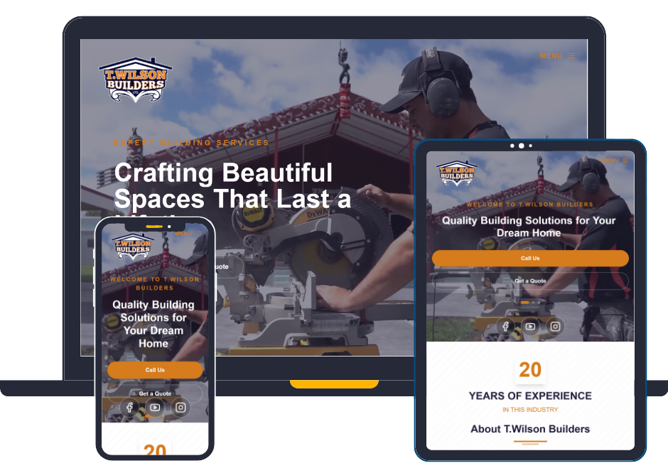 Twilson Builders Website Preview
